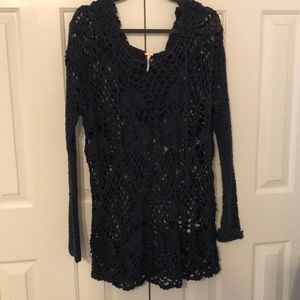 Free people crochet sweater